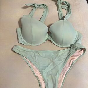 Mint Green Bikini Set